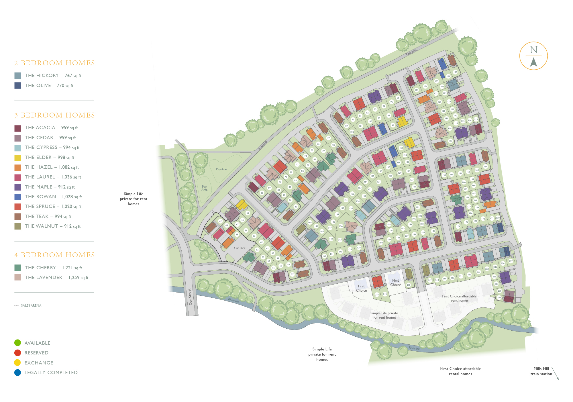 Mill Vale - Interactive Site Plan