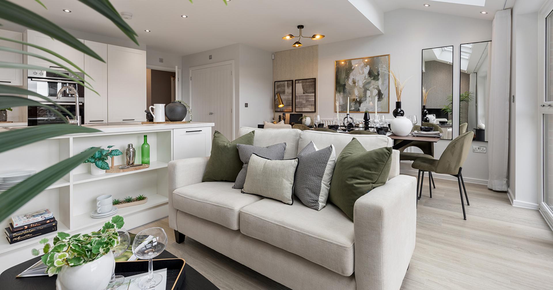 Family room at the Rowan house type Hawks View