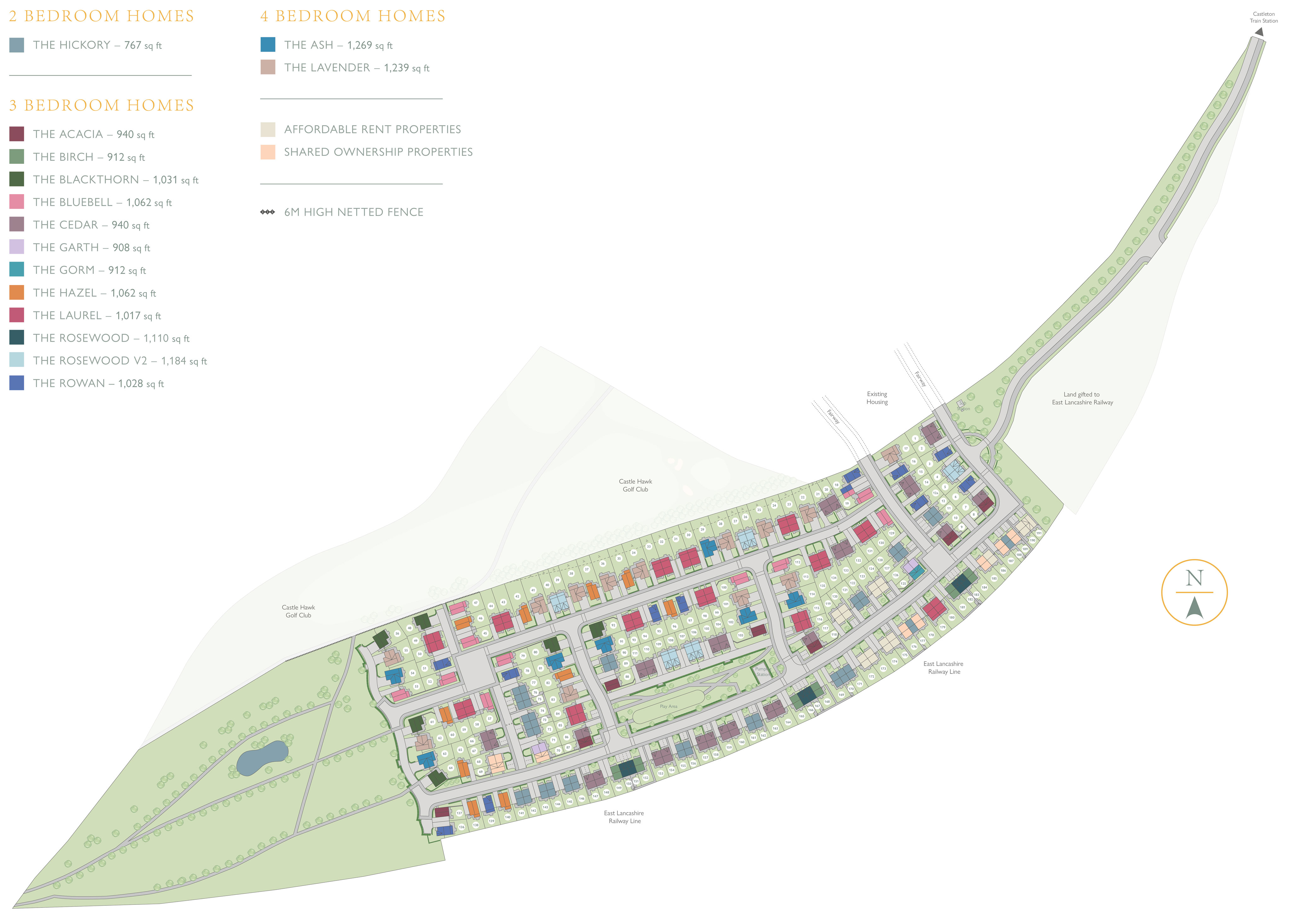 Hawks View - Interactive Site Plan