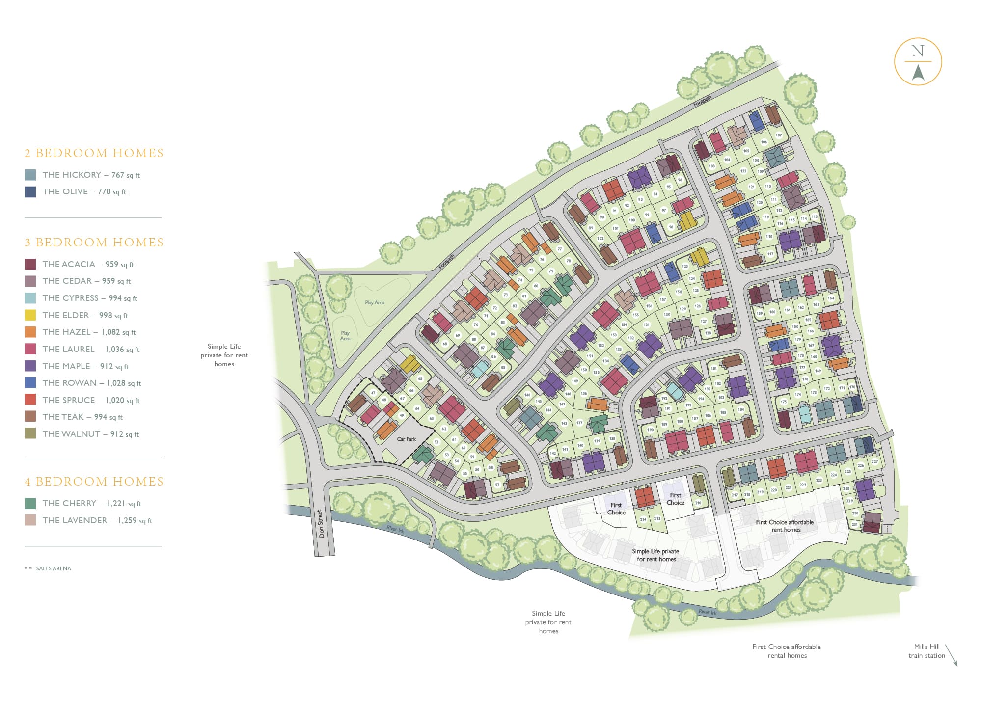 Mill Vale - Interactive Site Plan