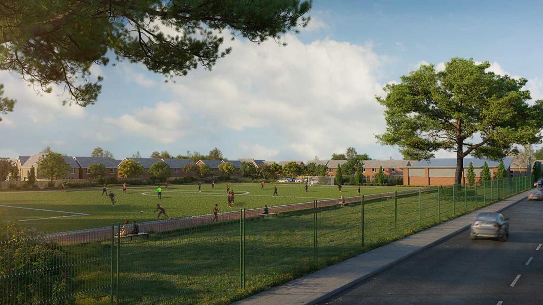 Football Field Mellands Park